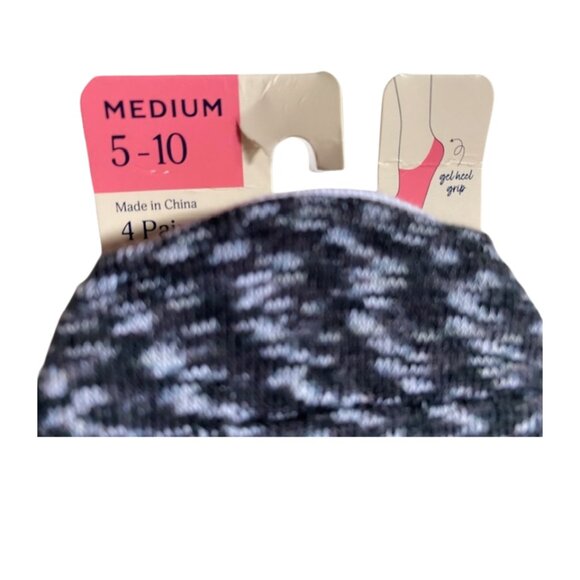 PEDS 12 PAIR Hi Cut NO SHOW Liner Socks ~ Shoe Lace Guard Tab ~ Gel Tab Heel - Picture 4 of 9